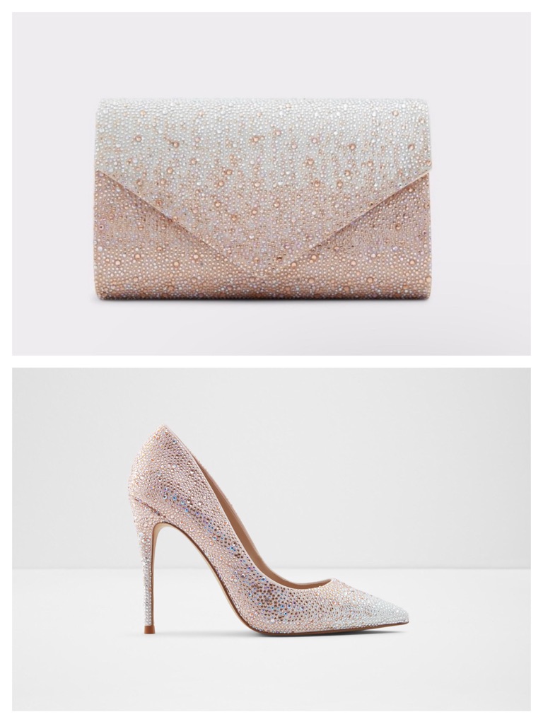 (Set) Aldo Stessy Pumps 8.5 With Matching Crossbody